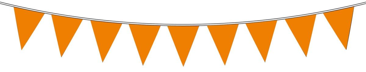 Oranje koningsdag vlaggenlijn 10 meter