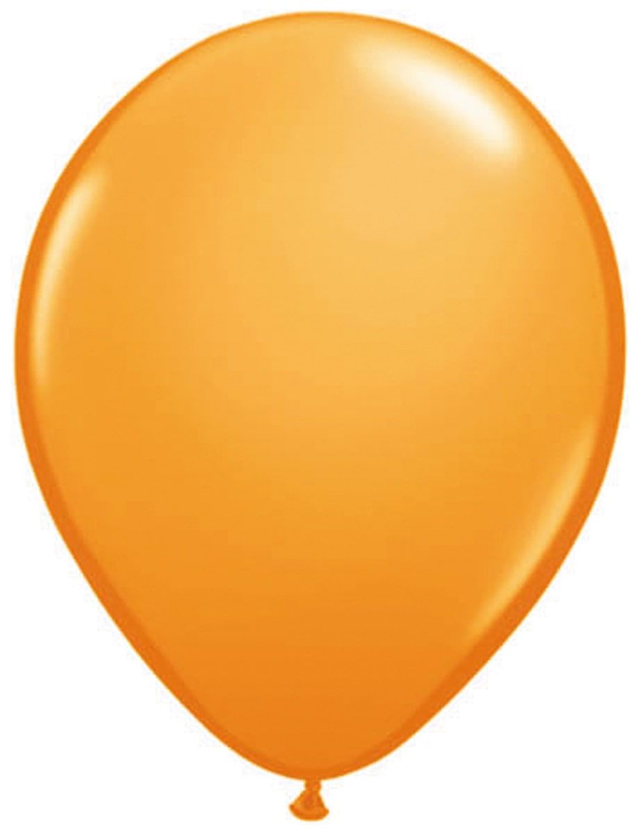 Oranje metallic ballonnen 10 stuks