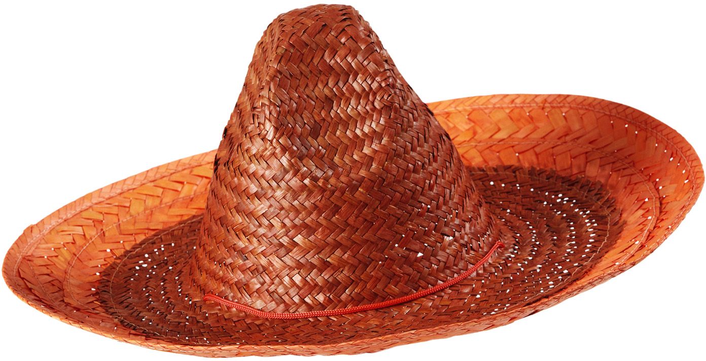 Oranje mexicaanse sombrero