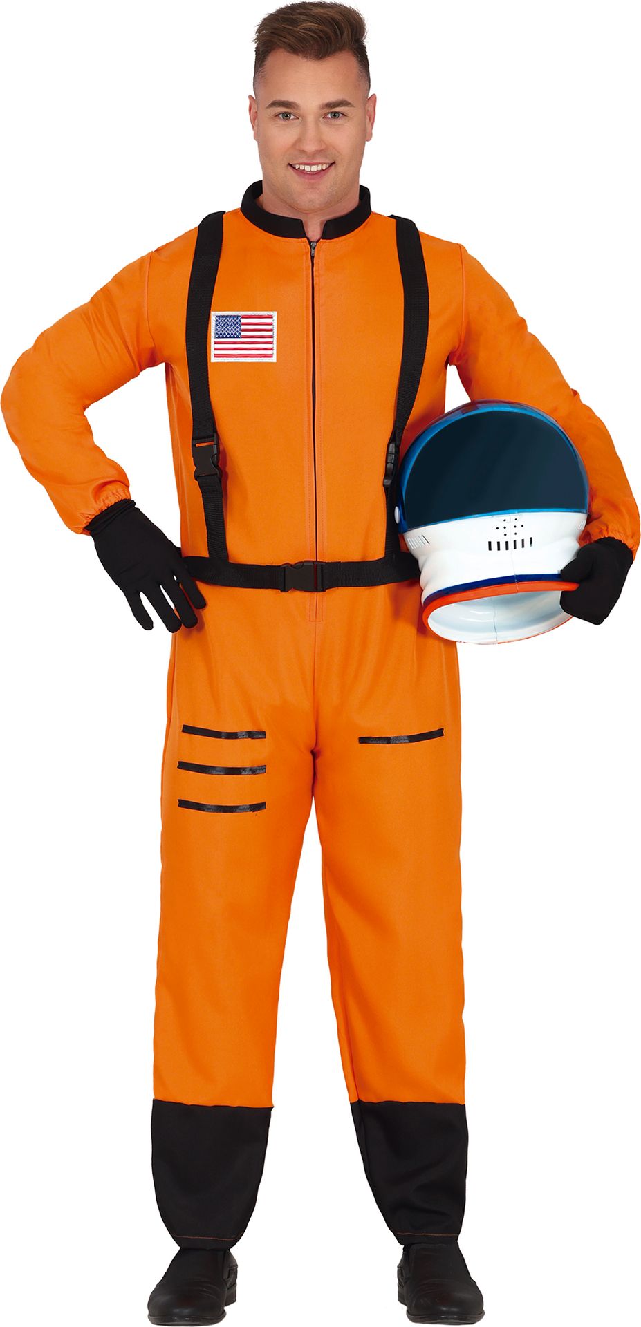 Oranje Ruimtevaarder Kostuum Heren