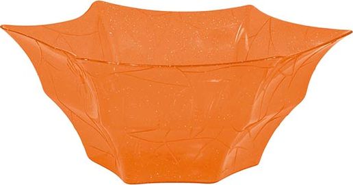 Oranje snoepschaal 30 x 14 cm halloween