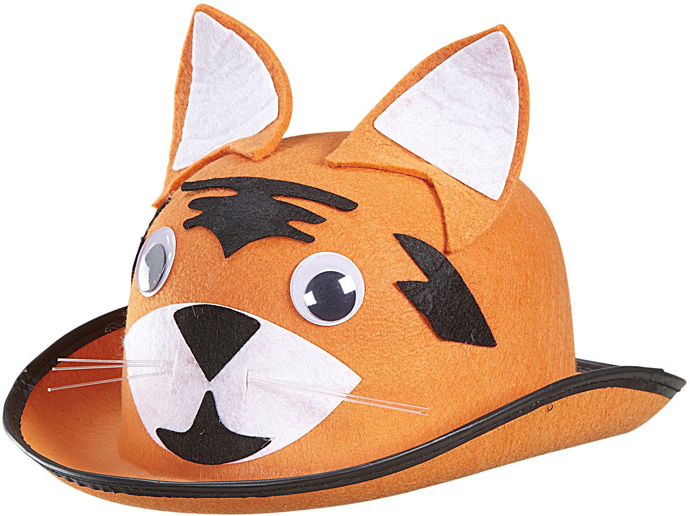 Oranje tijger hoed