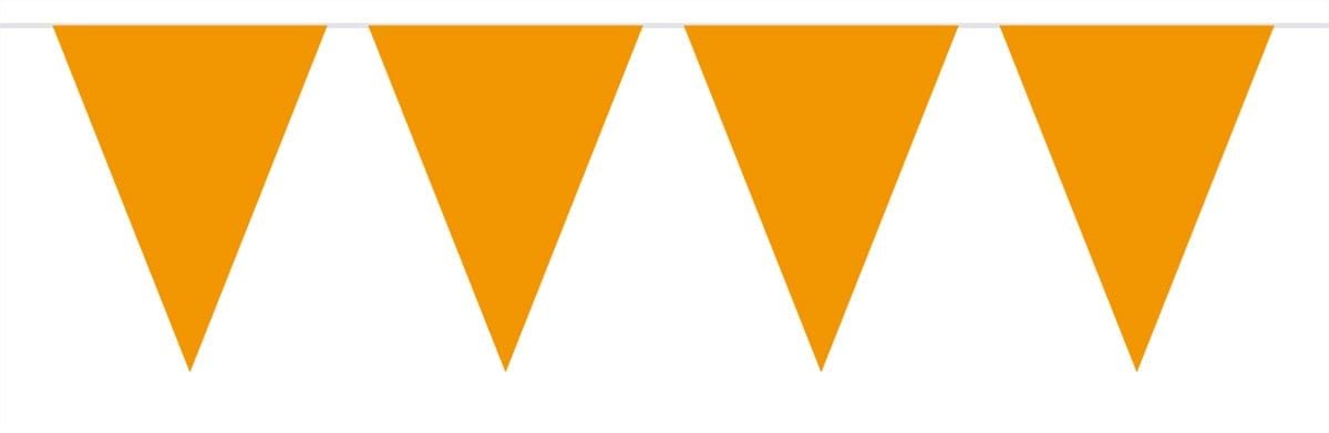 Oranje vlaggenlijn XL 10 meter