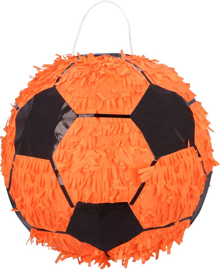 Oranje voetbal vorm Pinata