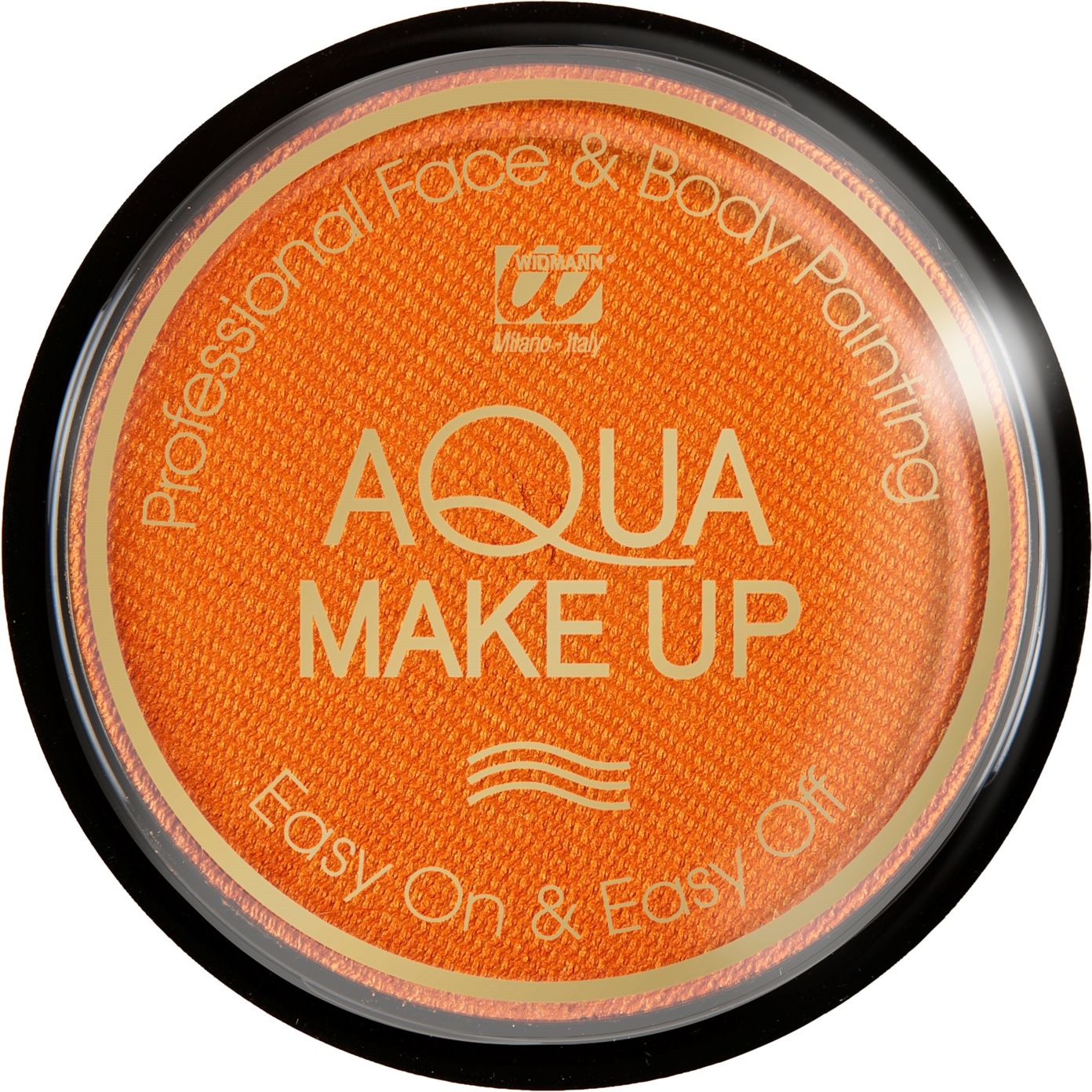 Oranje waterbasis make-up metallic