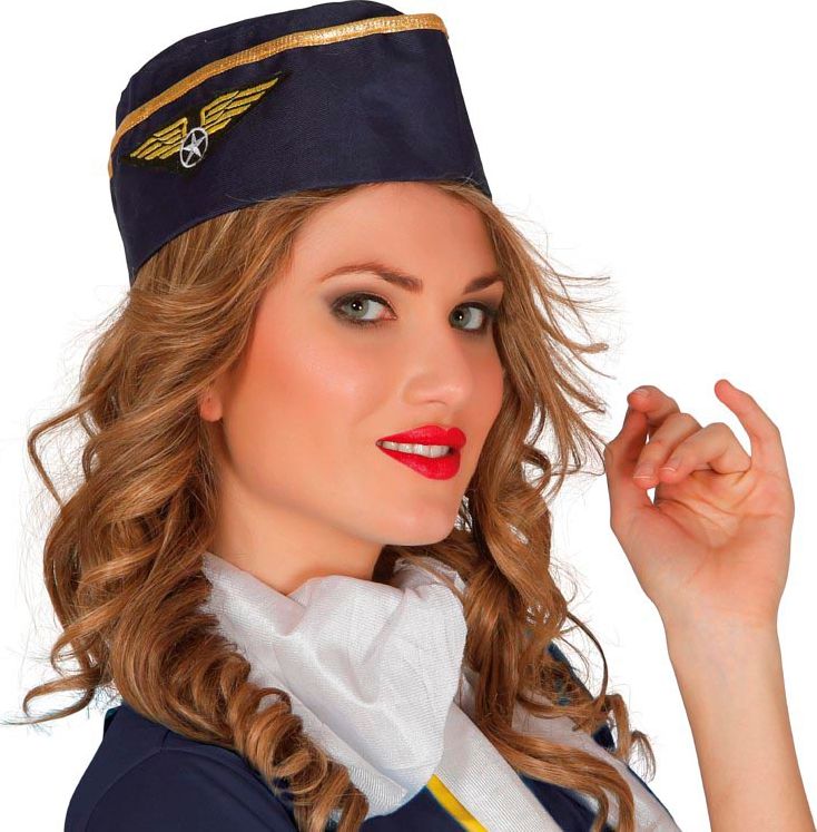 Origineel stewardess hoedje