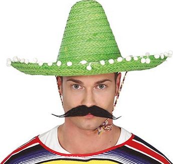 Originele Mexicaanse sombrero groen