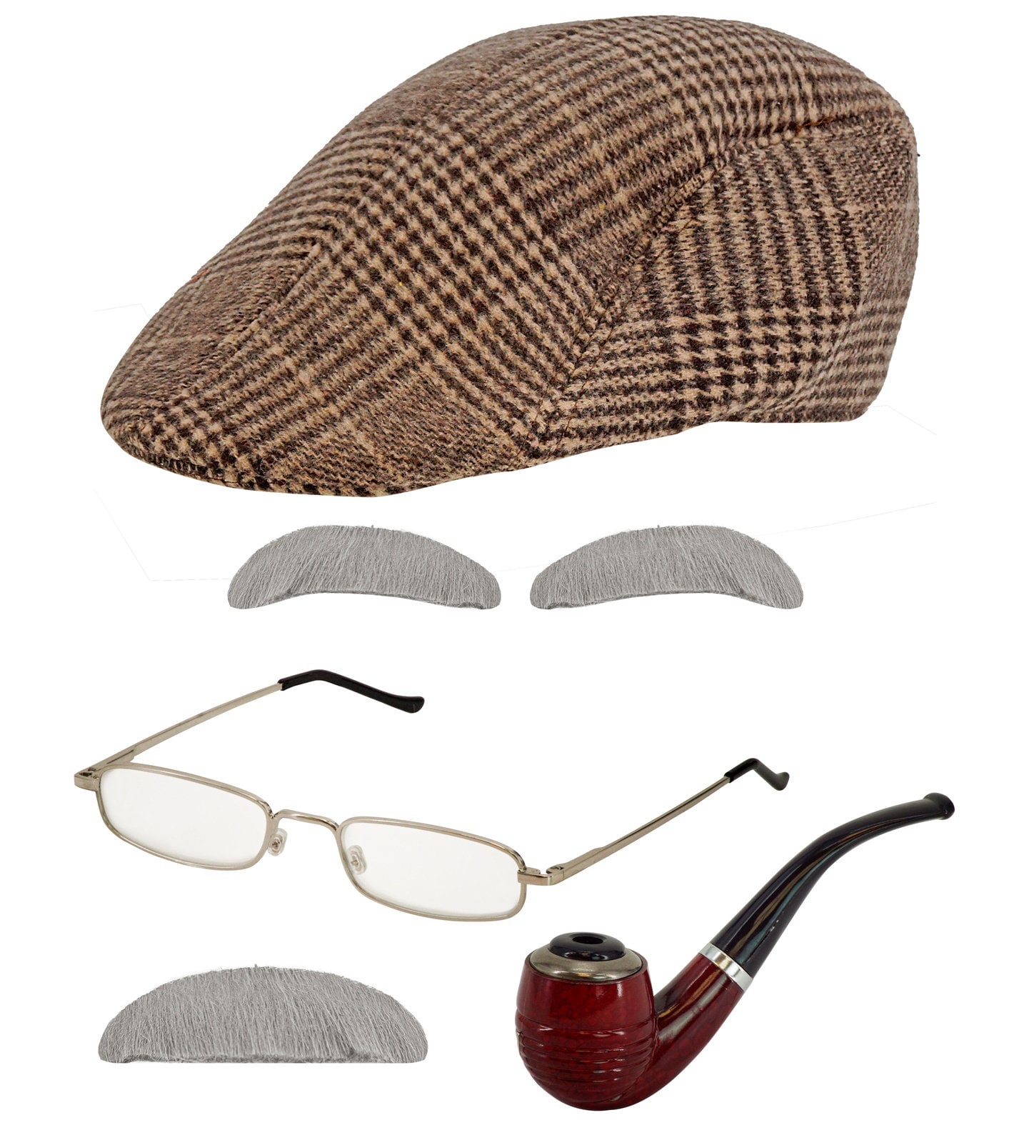 Oude Man Accessoire Set Carnaval