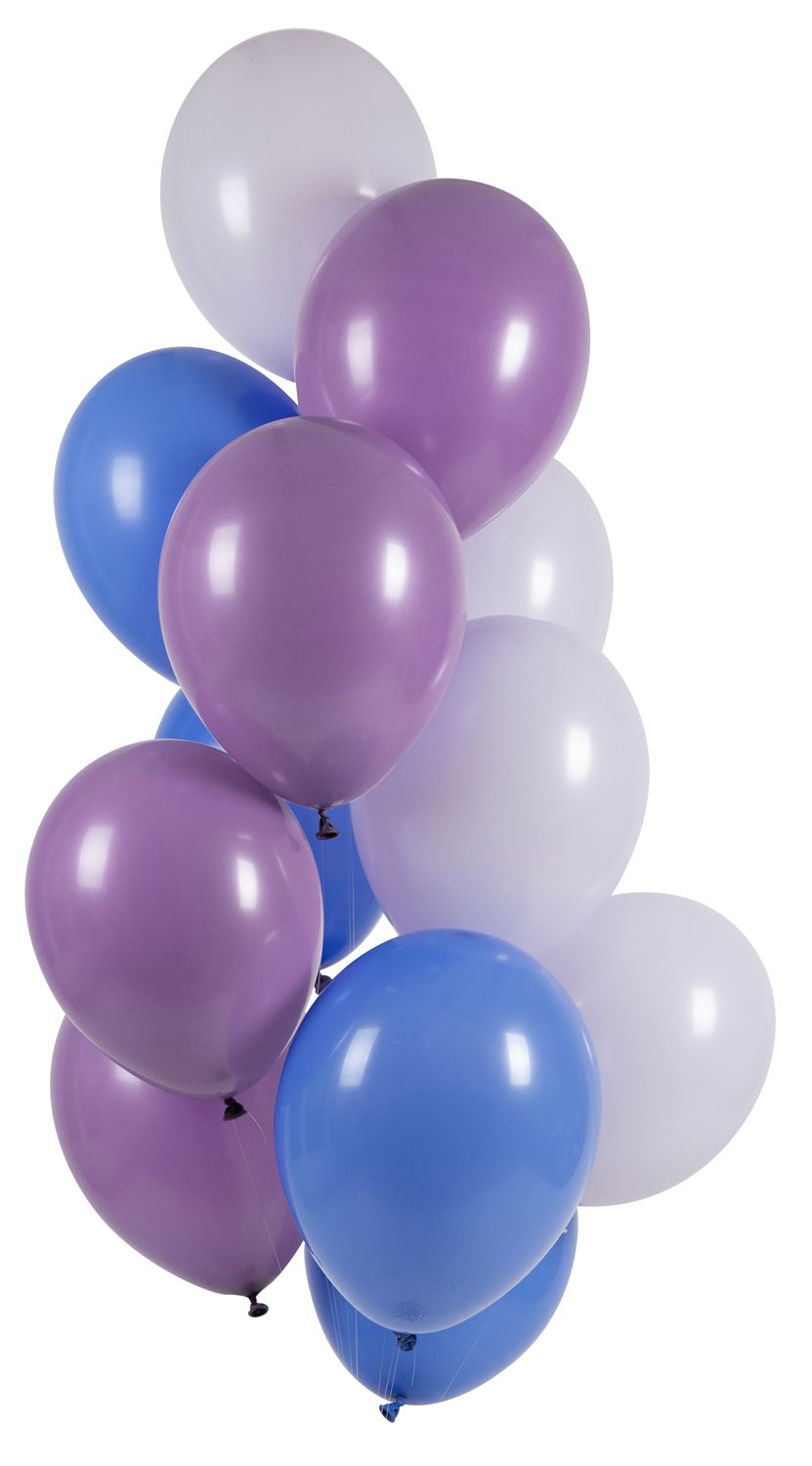 Paars Blauwe ballonnen set