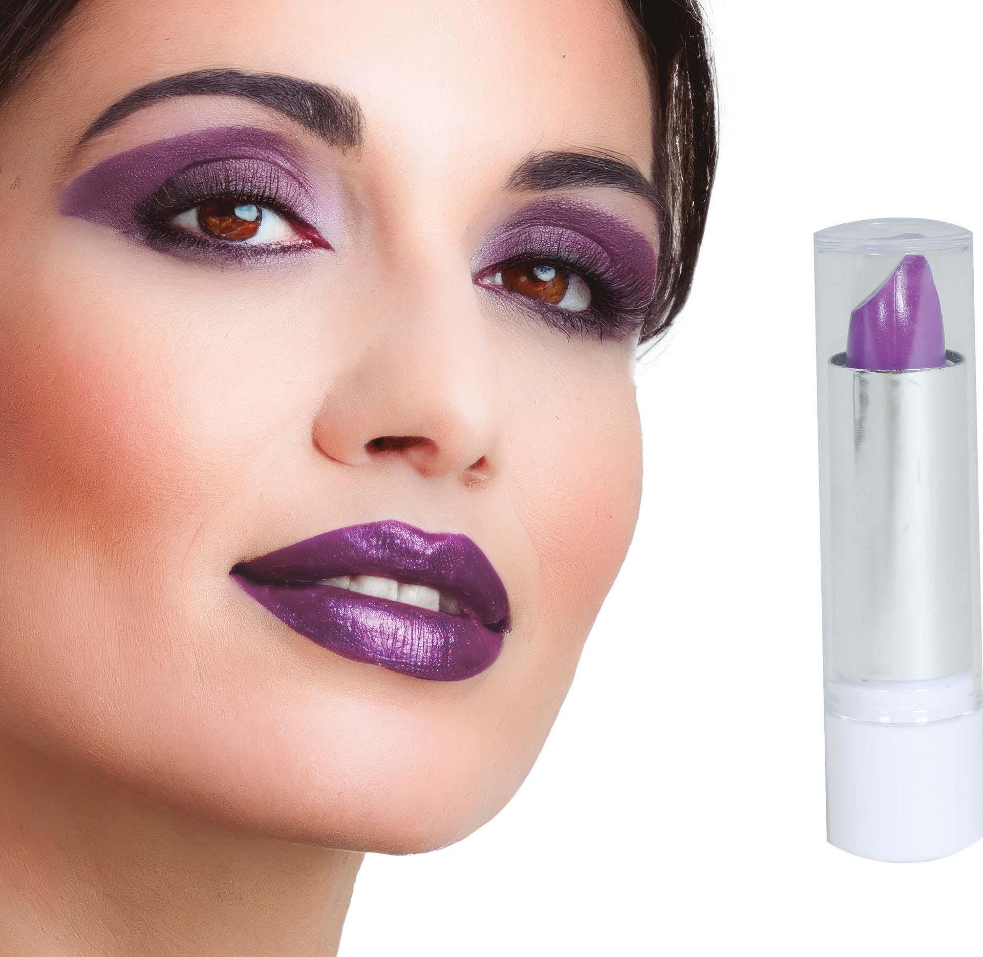 Paarse lipstick