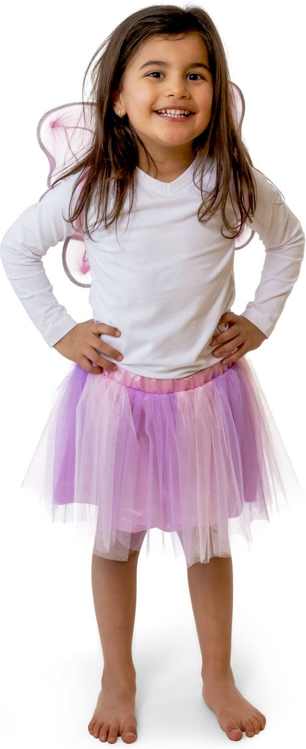 Paarse Rok Fee met Vleugels Meisjes