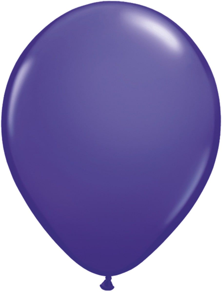 Paarse violet ballonnen 100 stuks 28cm