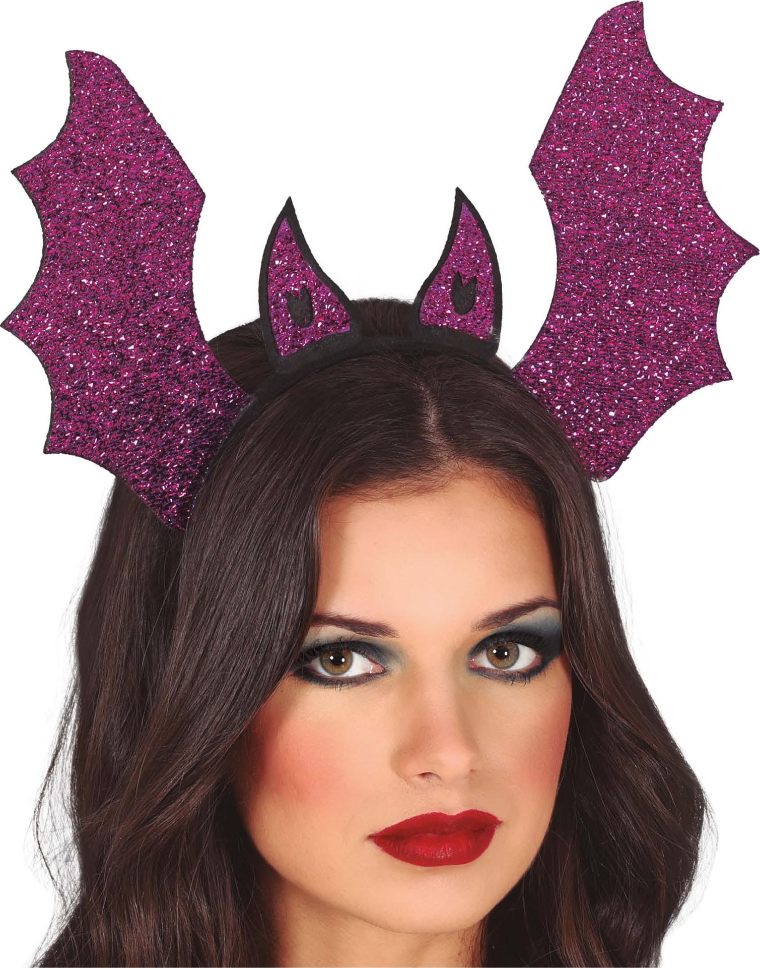 Paarse vleermuis haarband halloween