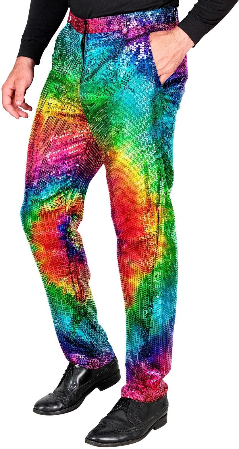 Paillettenbroek Regenboog Mannen