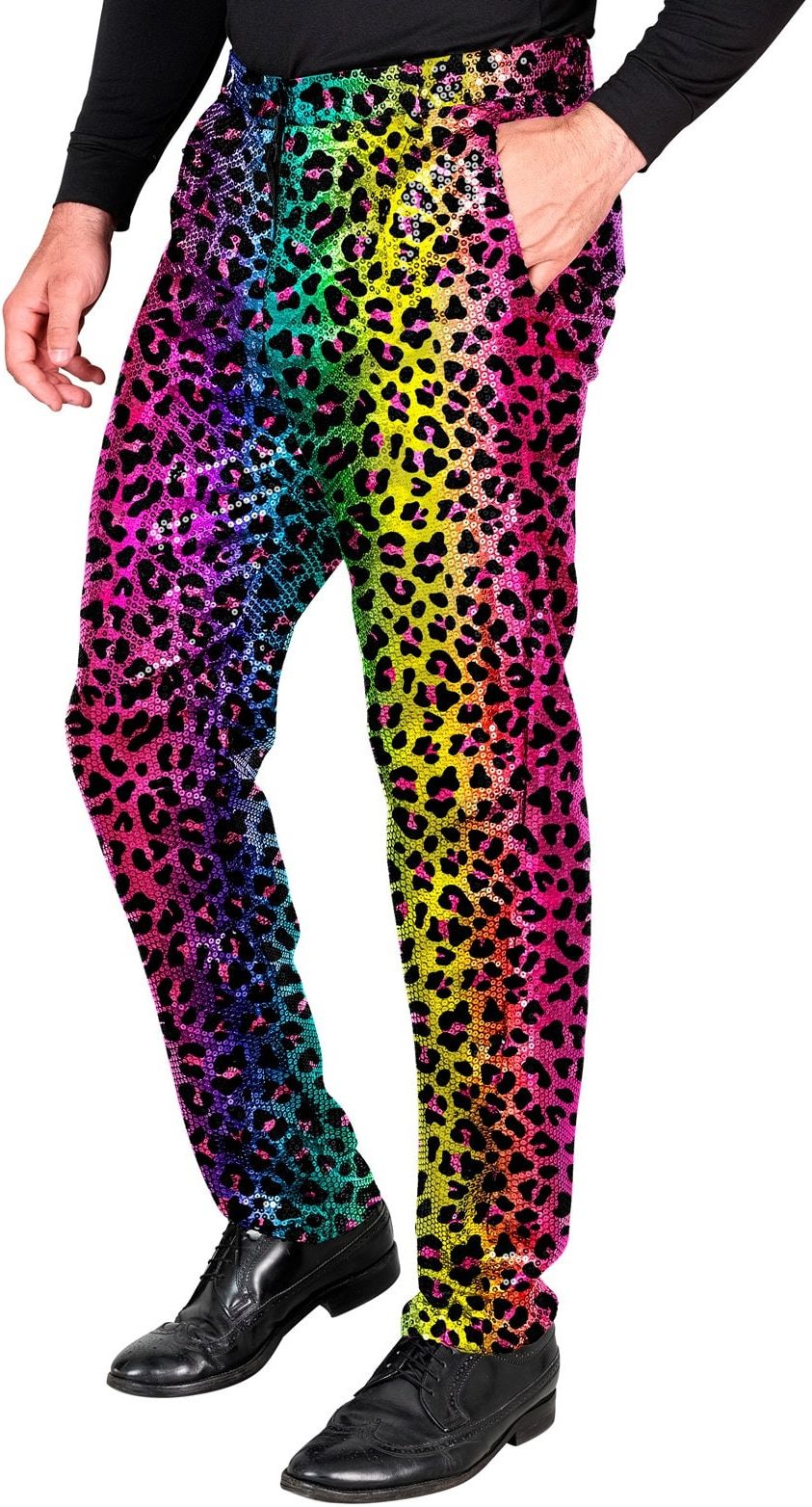 Paillettenbroek Tijgerprint Mannen