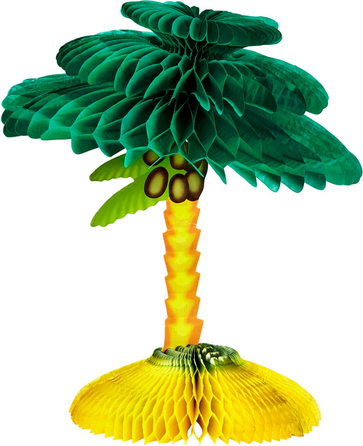 Palmboom honingraat decoratie