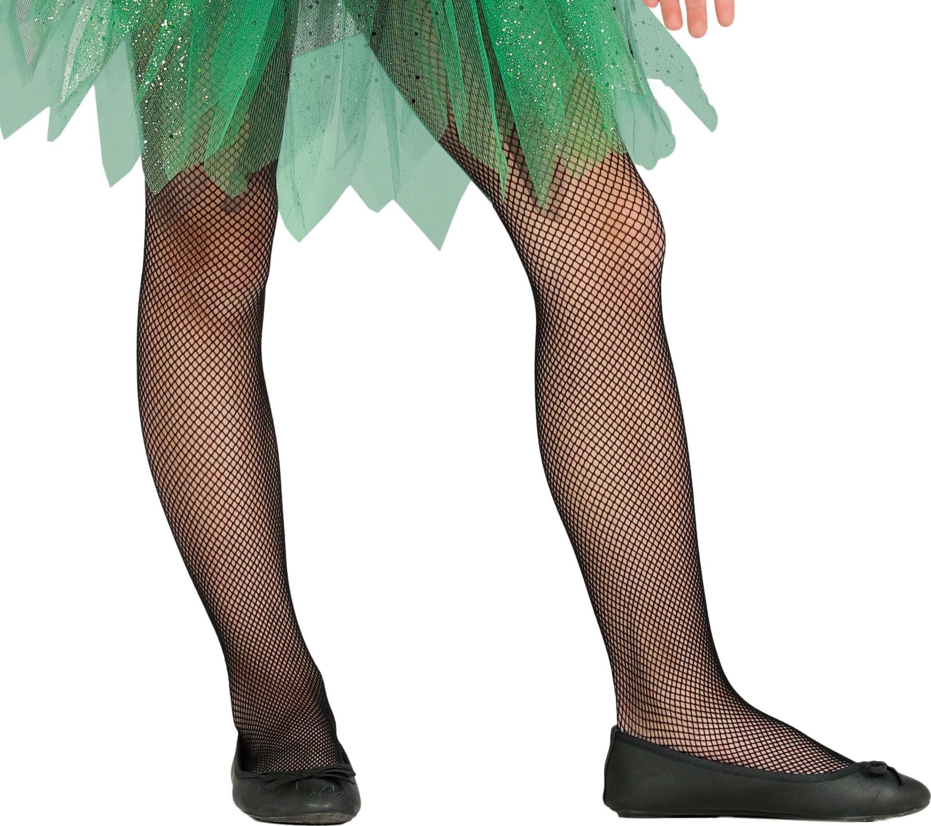 Panty meisjes visnet zwart
