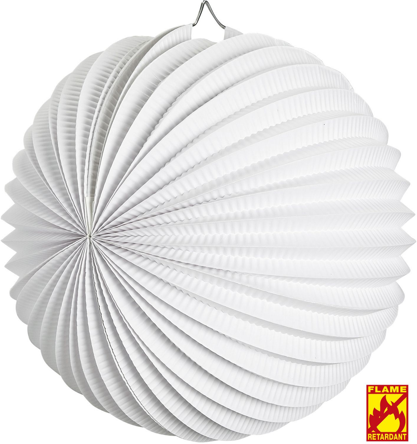 Papieren witte bal