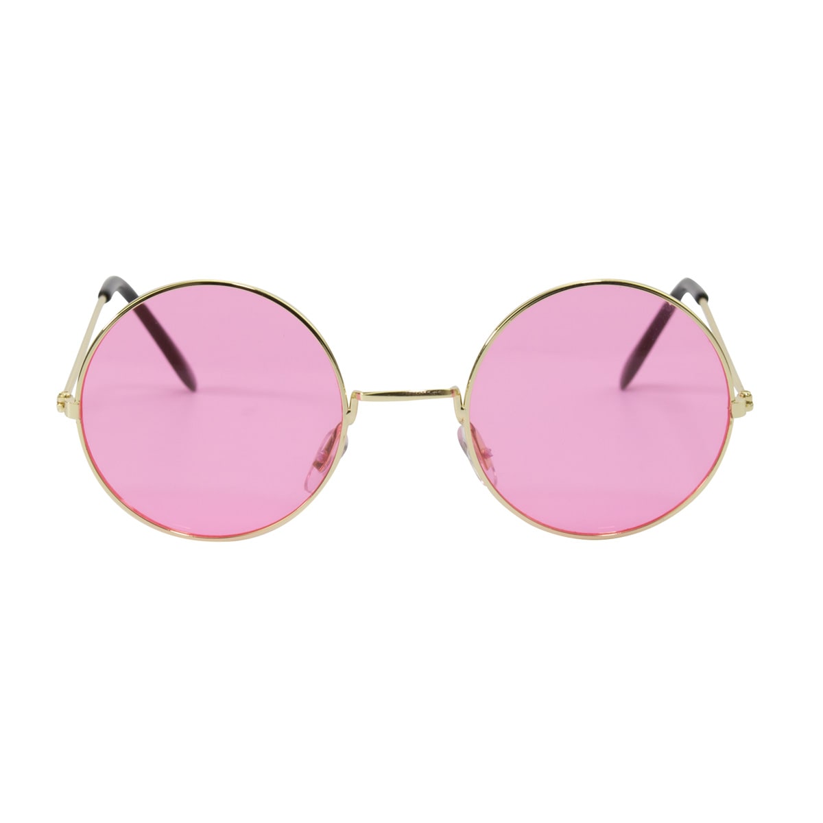 Party bril hippie lennon roze