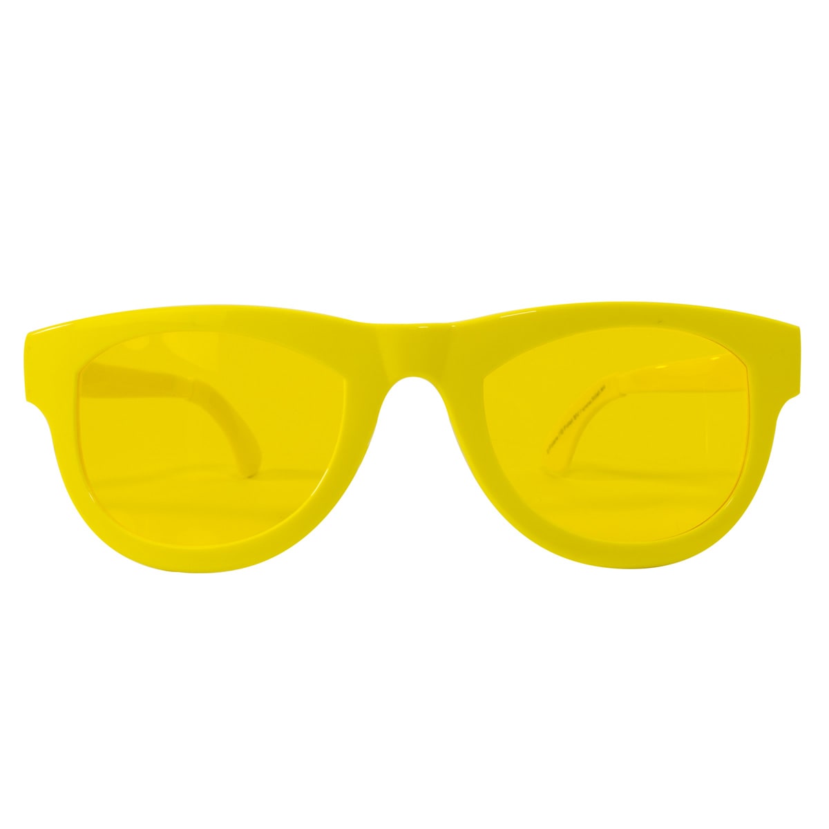 Party bril XXL neon geel