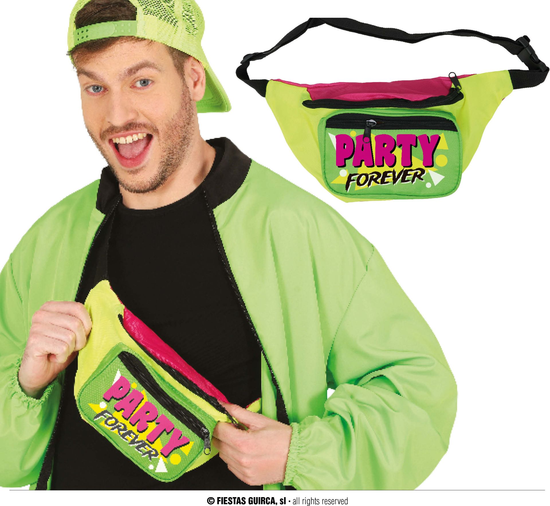 Party Forever Groene Heuptas Schoudertas