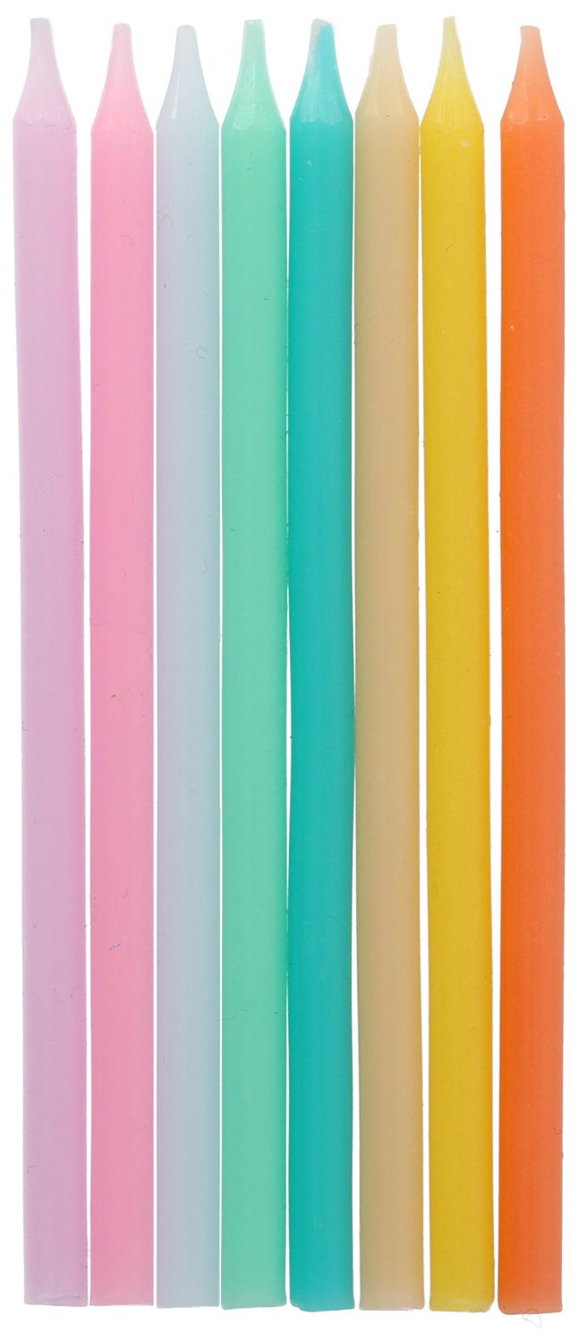 Pastel kleur kaarsen