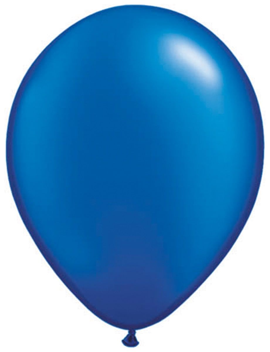Pearl dark blue ballonnen 100 stuks 28cm