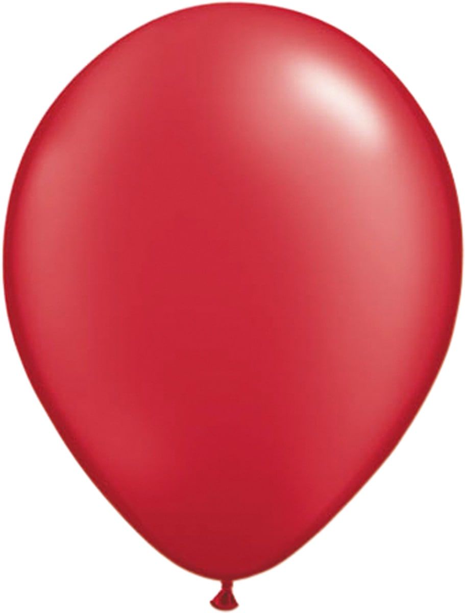 Pearl ruby red ballonnen 100 stuks 28cm