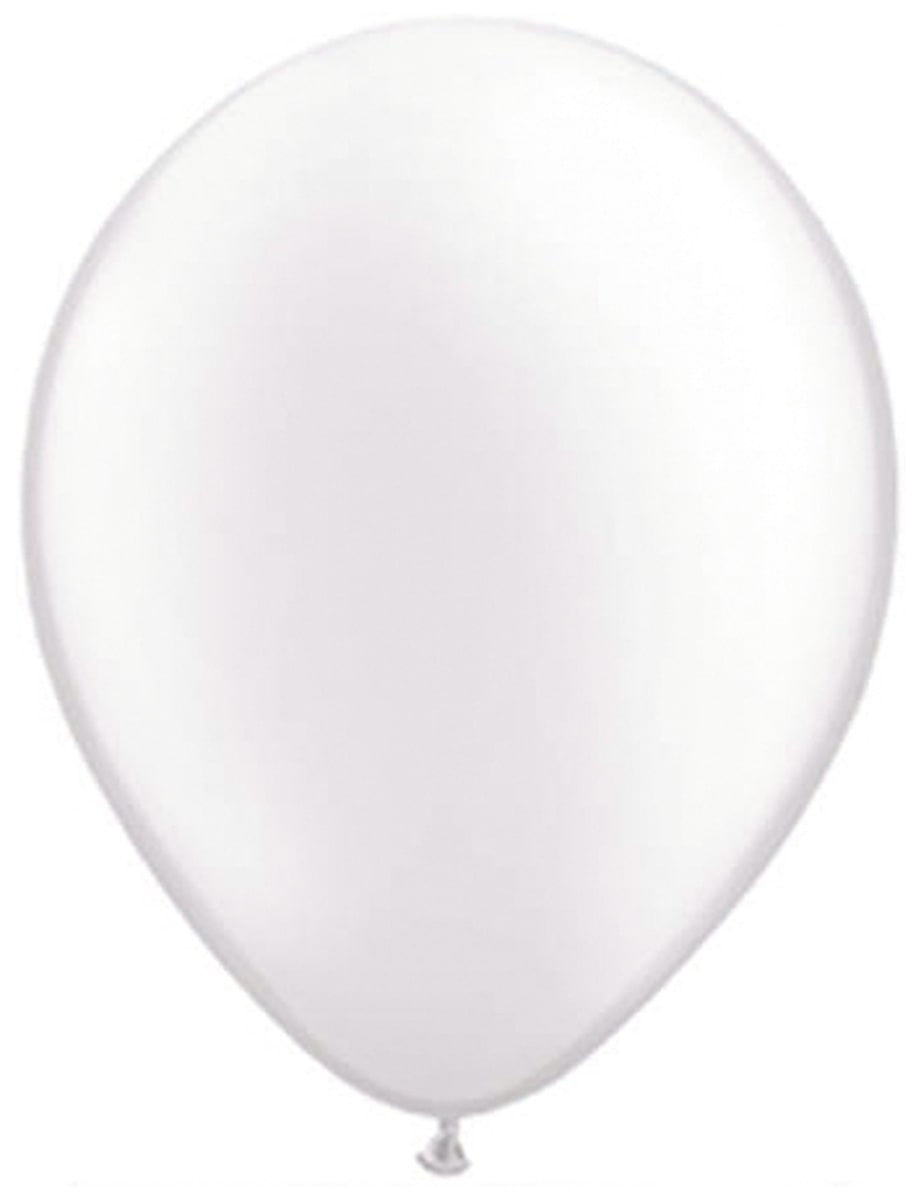 Pearl white ballonnen 100 stuks 28cm