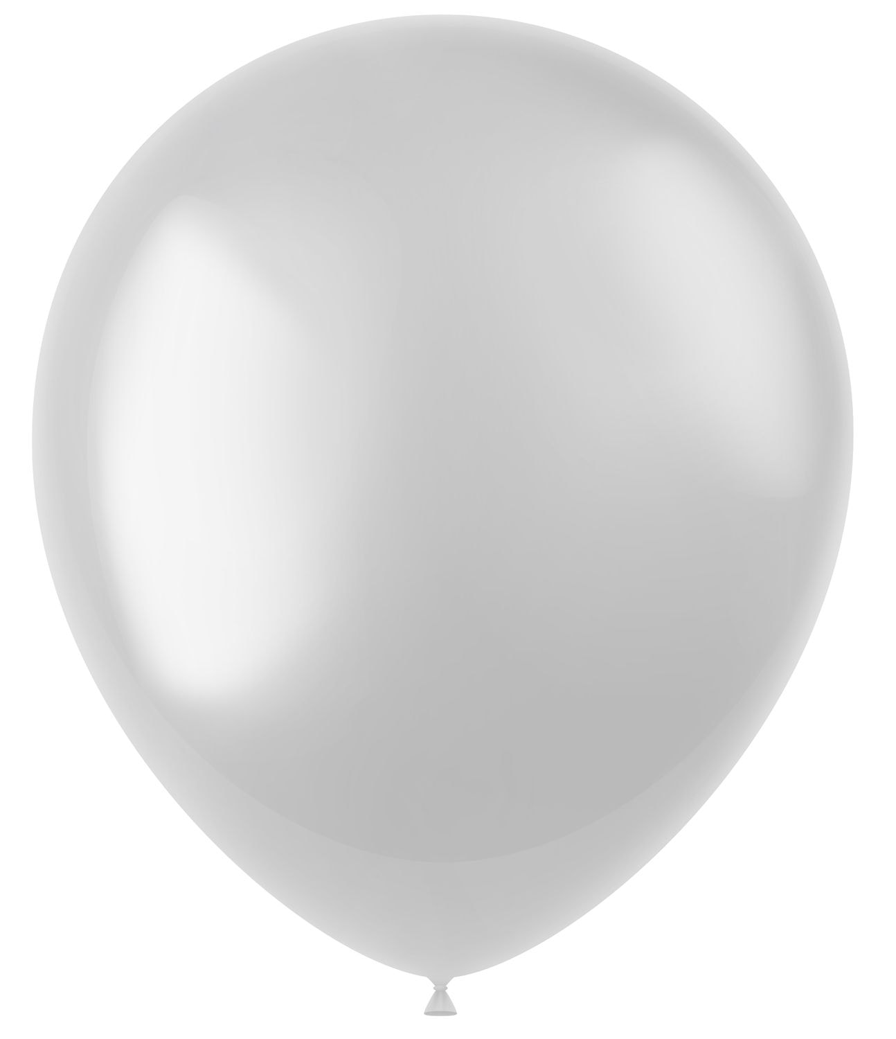 Pearl witte metallic ballonnen 100 stuks