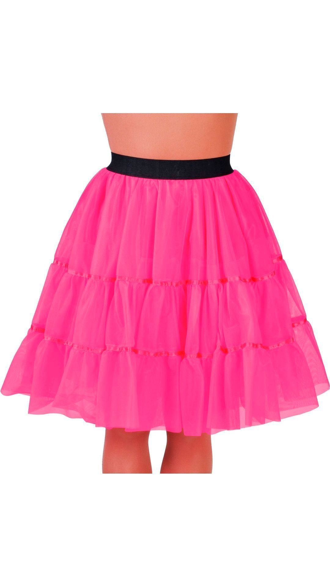 Petticoat middel lang vrouwen roze