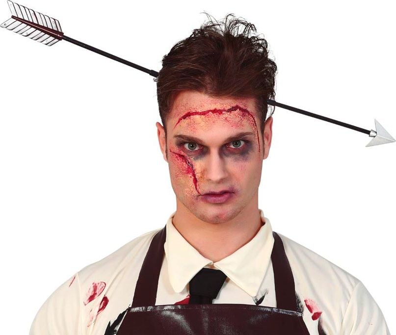 Pijl door hoofd haarband halloween