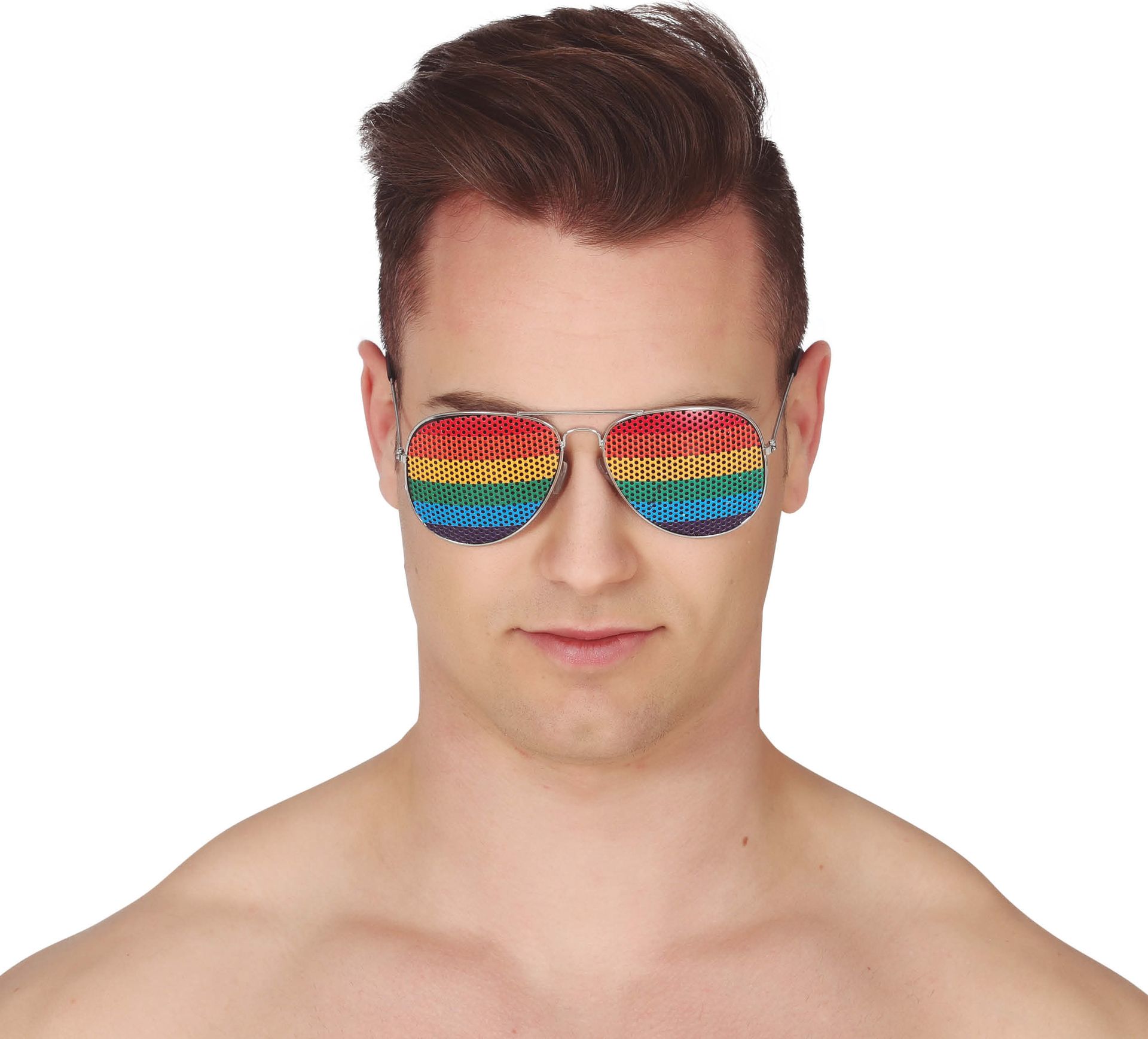 Pilotenbril regenboog