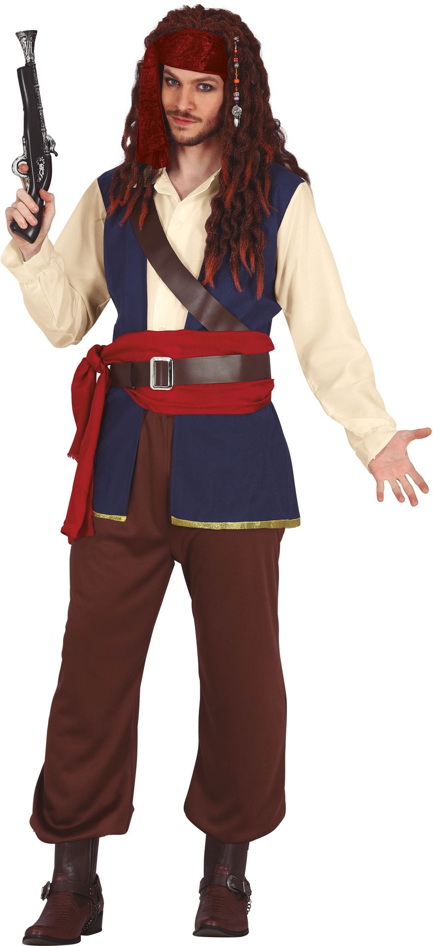 Piraat Jack Sparrow outfit heren