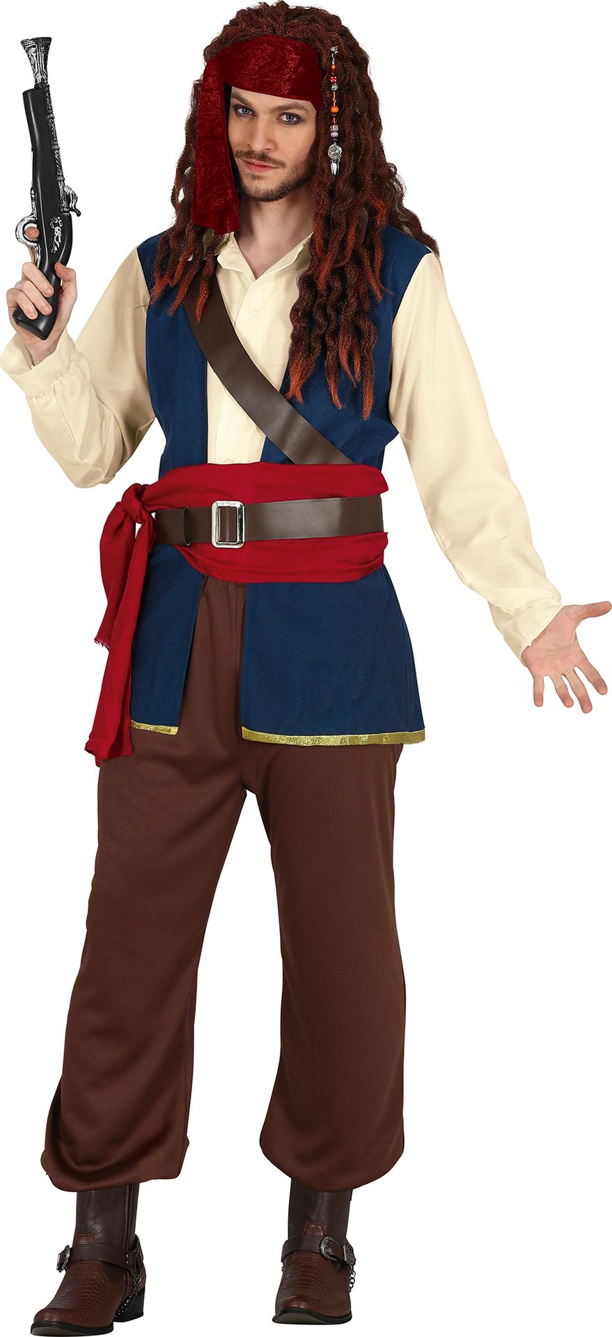 Piraat Jack Sparrow outfit heren