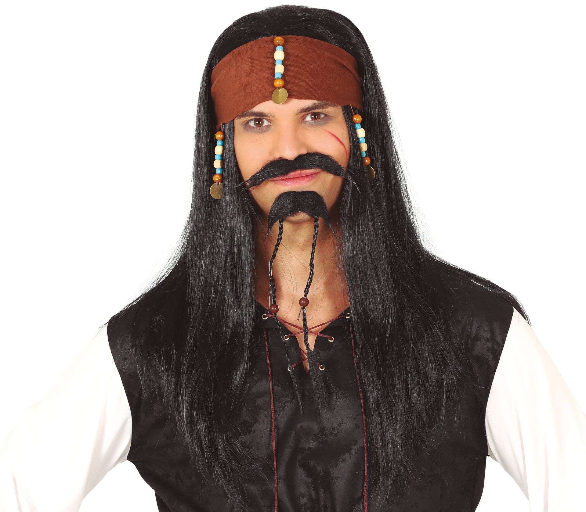 Piraat Jack Sparrow pruik