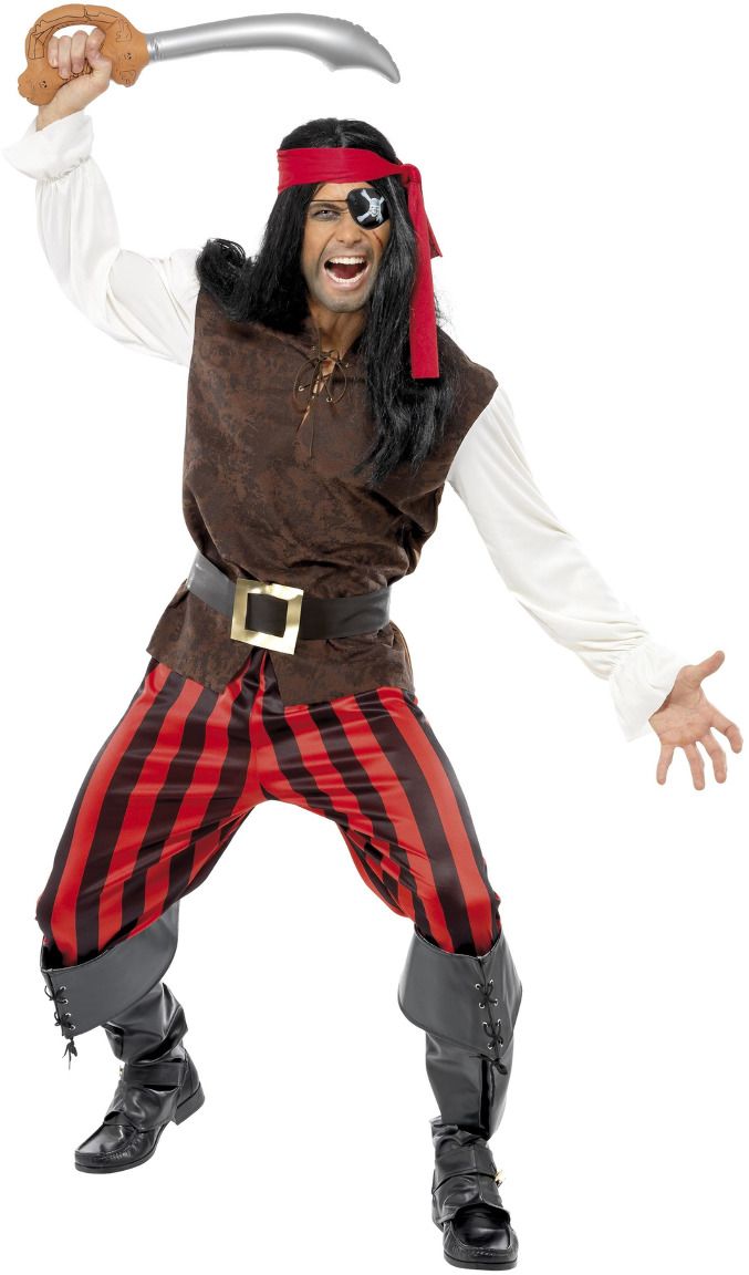 Piraat stuurman outfit