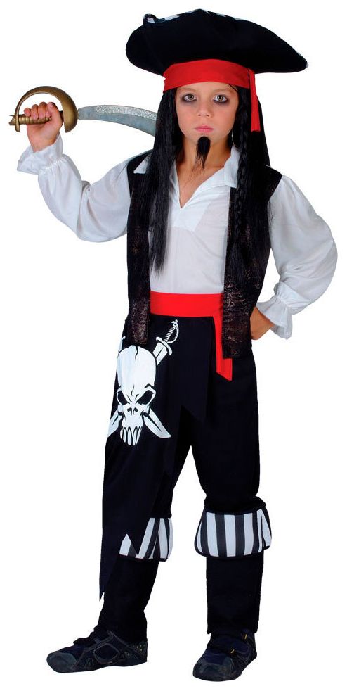 Piraat zwartbaard kind