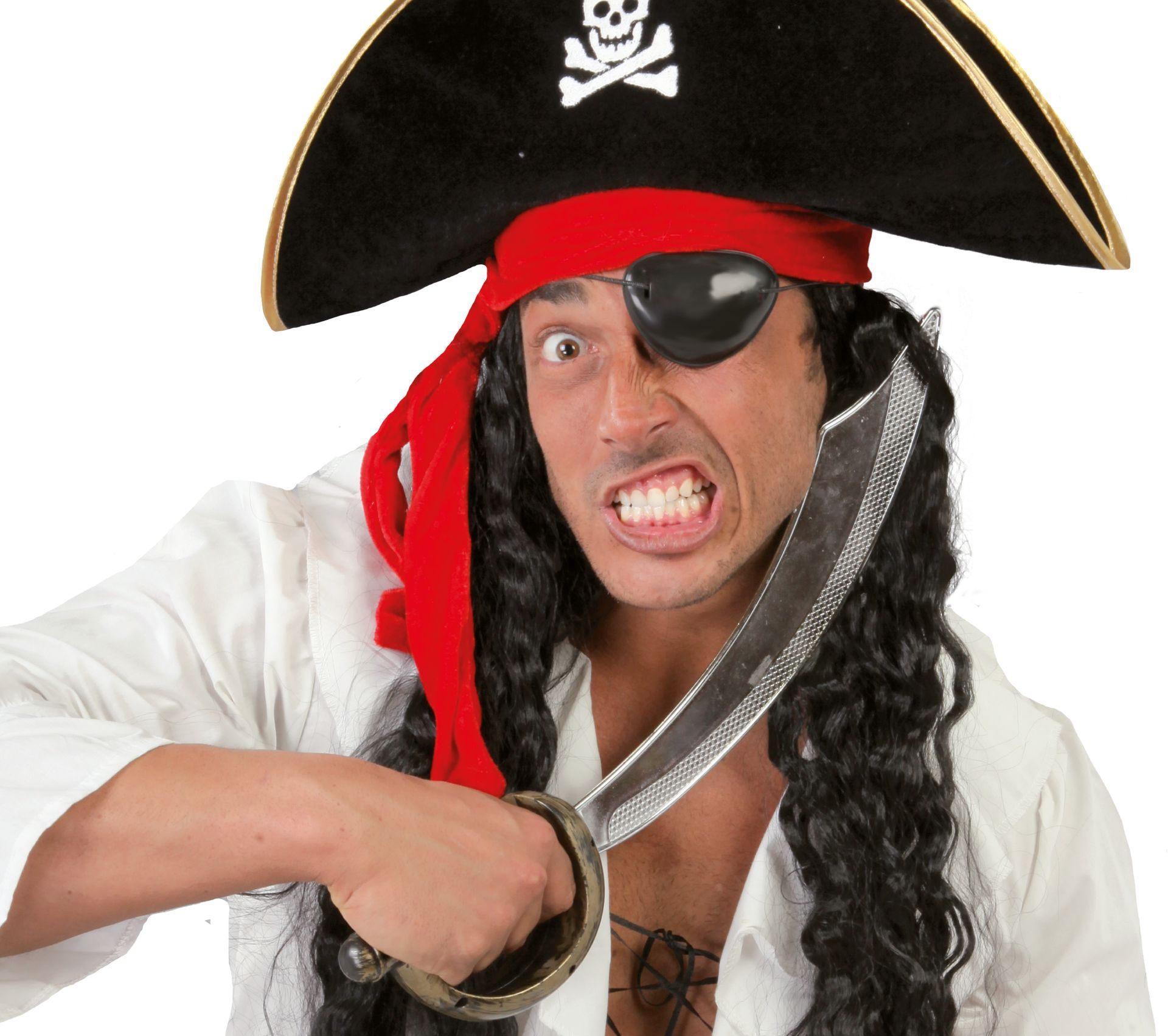 Piraten accessoires set zwaard en ooglap