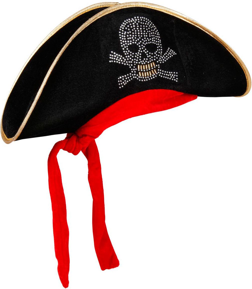 Piraten bicorn hoed met bandana