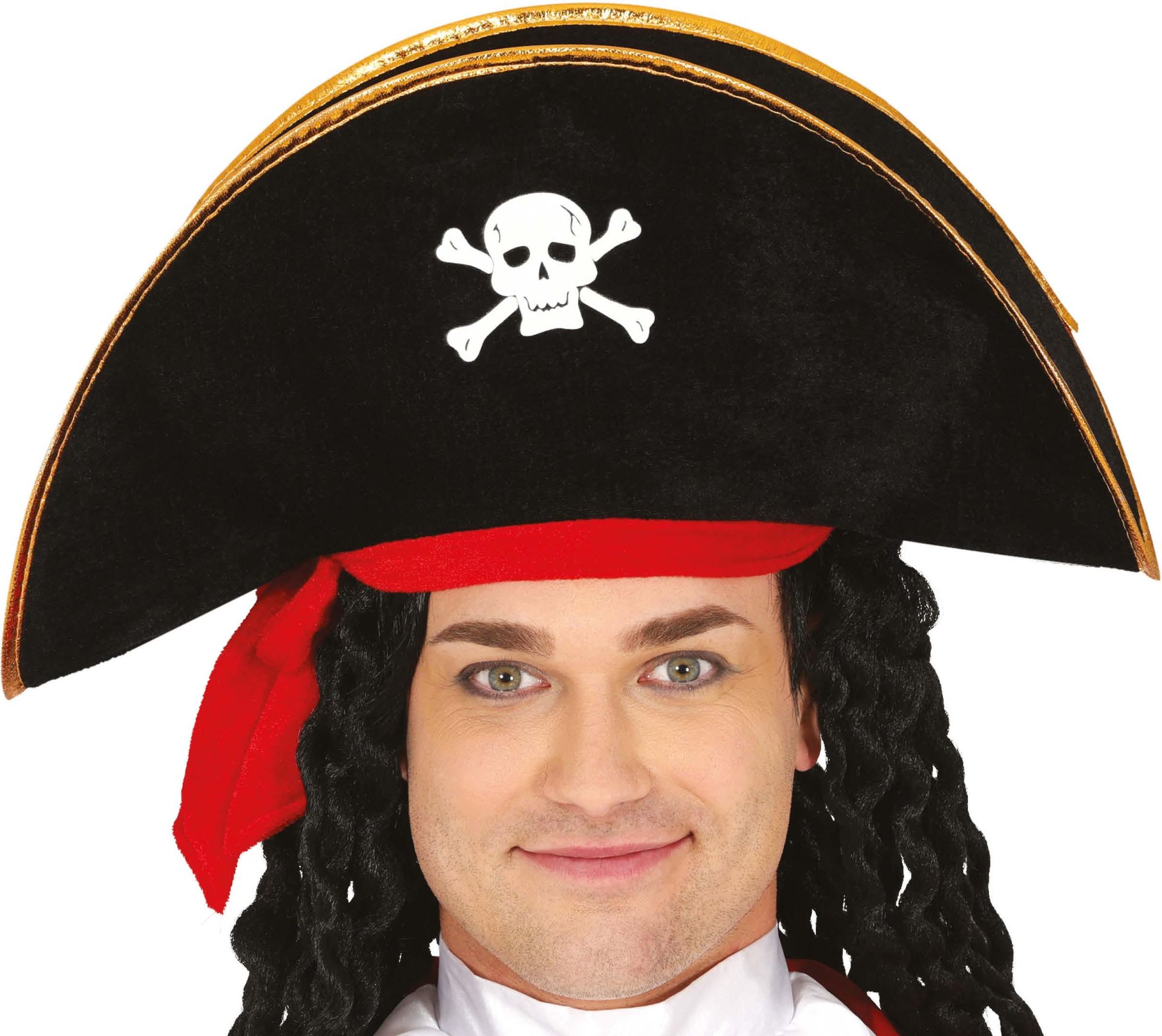 Piraten Kapiteinshoed Zwart Volwassenen
