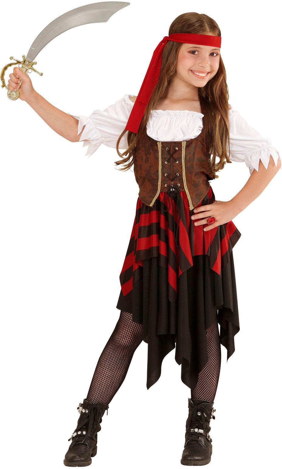 Piraten kleding meisje