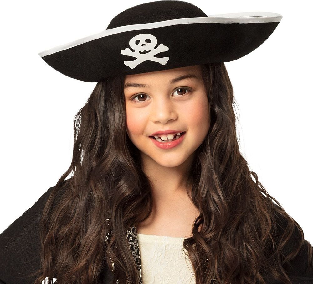 Piratenhoed met doodshoofd kind