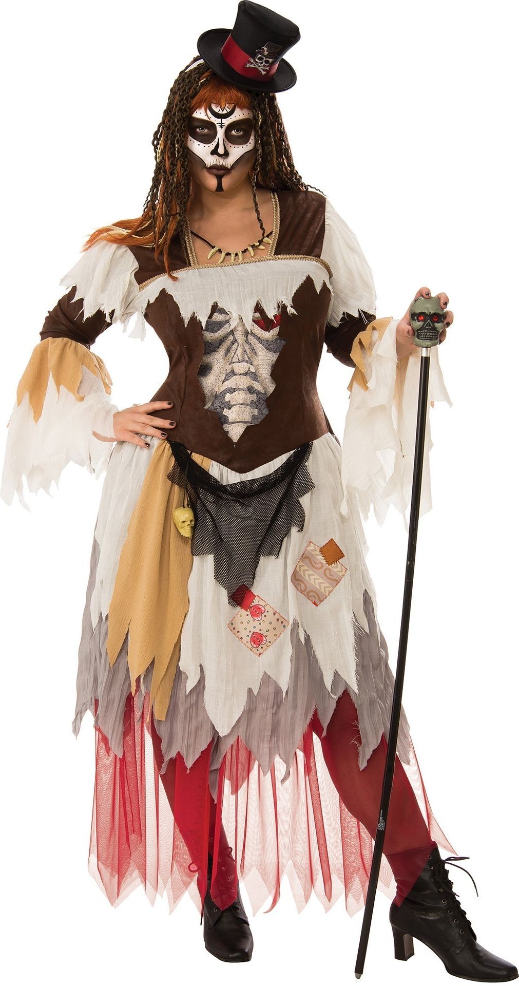 Piratenoutfit Vrouwen Skelet