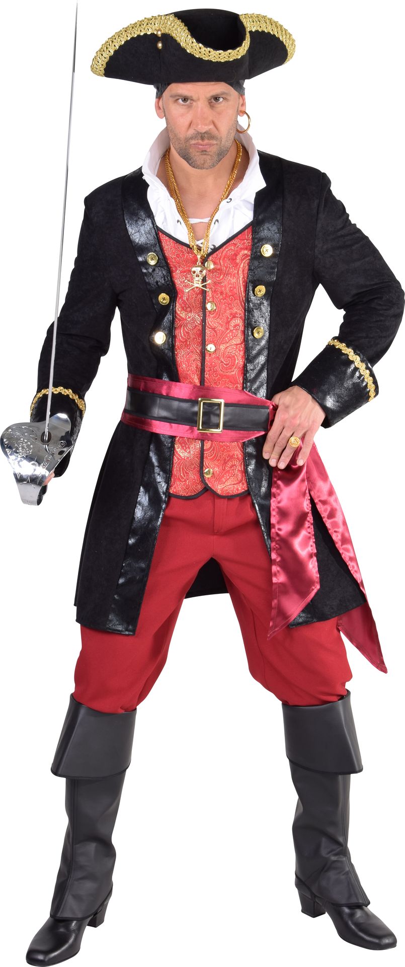 Piratenpak kapitein mannen