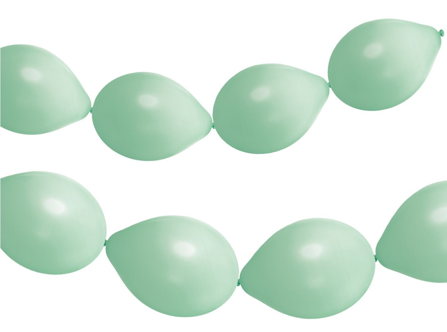 Pistache groene ballonnenslinger matte kleur