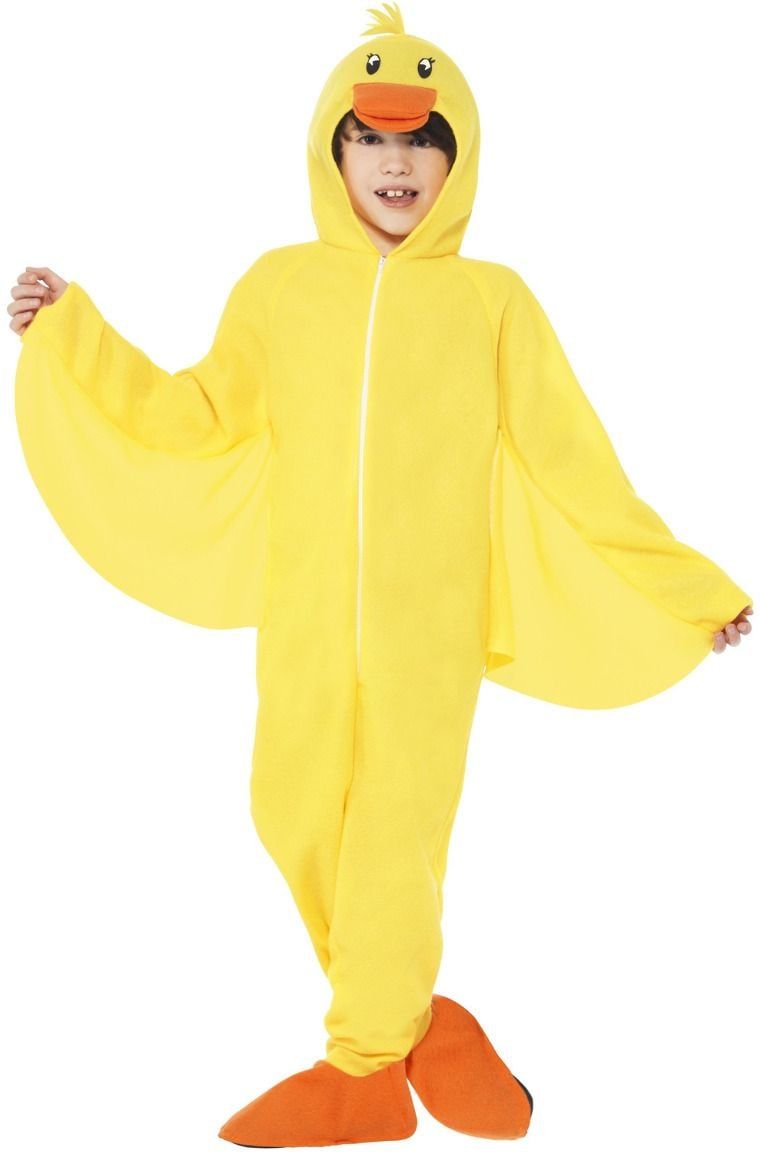 Pluche eend kind onesie