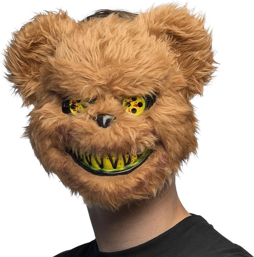 Pluche Gezichtsmasker Horror Beer Halloween