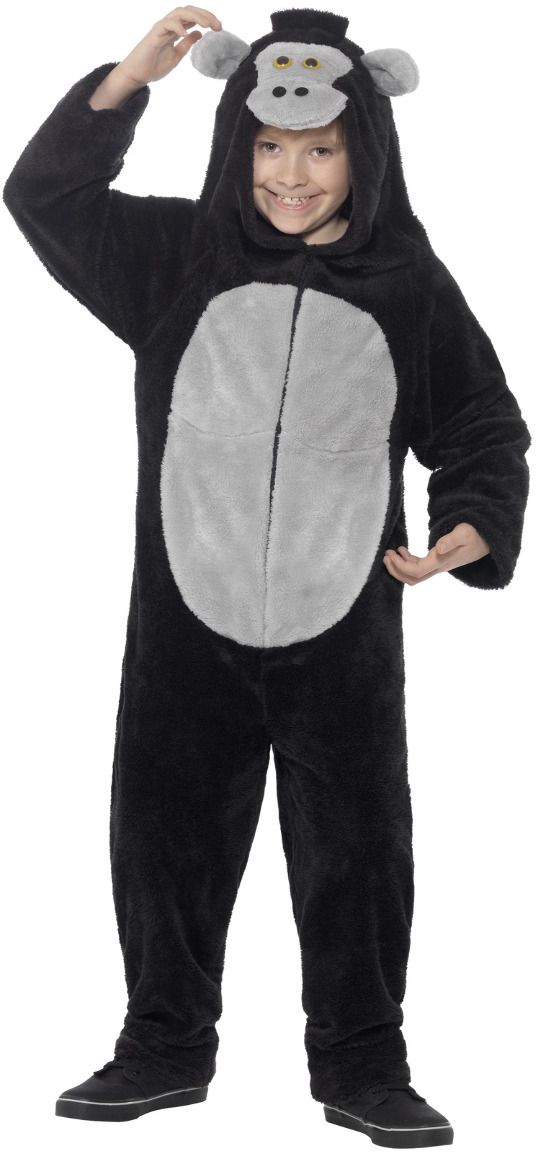 Pluche luxe gorilla kind onesie