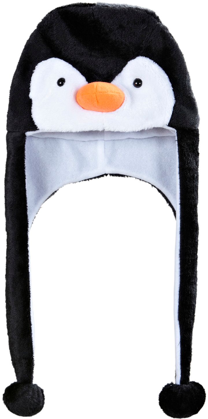 Pluche pinguïn muts